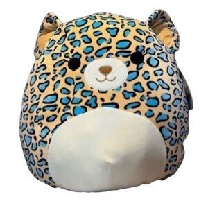 SQUISHMALLOWS 16” Emanga aka Liv the Leopard Cheetah Mouse Hang & Bottom Tag NWT